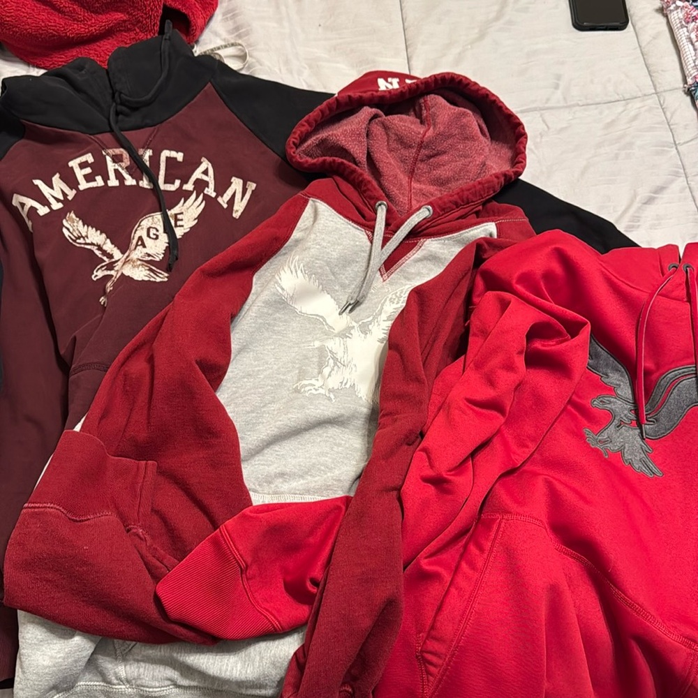Lot of 3 American Eagle 90s Hoodies